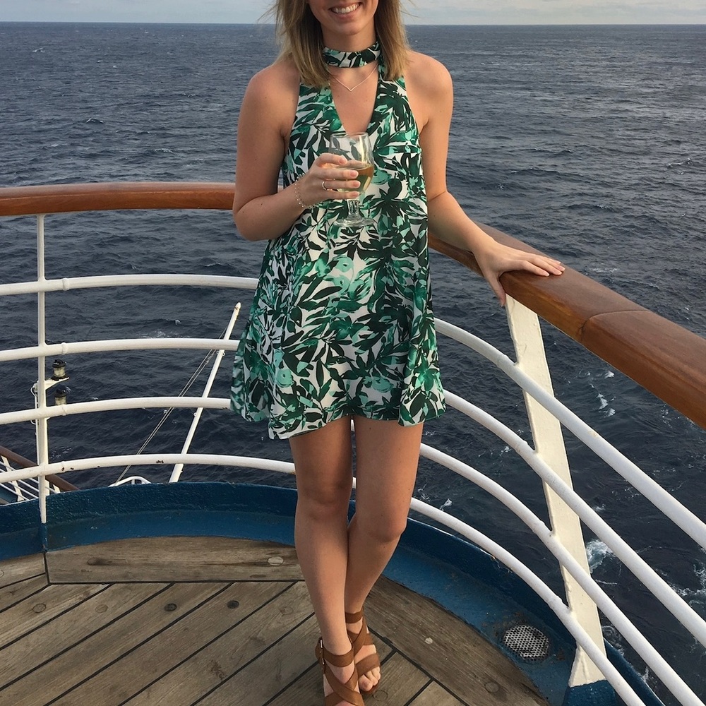 Vestique Size Small patterned dress